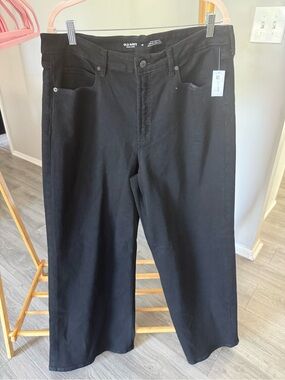 Old Navy Black Wide-Leg Women's Jeans